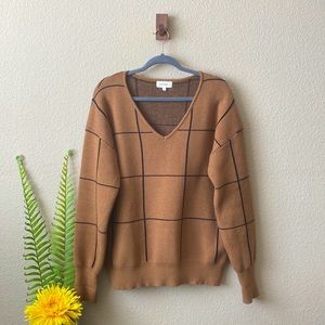 Bohme Tan & Black Sweater
